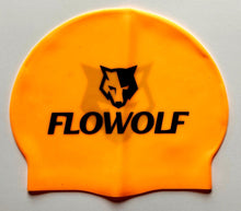 Load image into Gallery viewer, FLOWOLF Silicone Swim Cap - Fluo Orange