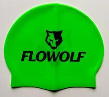 Load image into Gallery viewer, FLOWOLF Silicone Swim Cap - Fluo Green